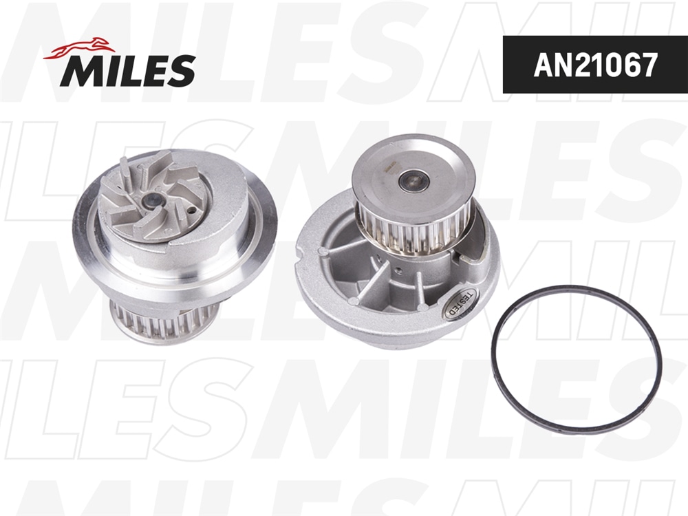 MILES AN21067 Насос водяной OPEL ASTRA G/VECTRA B/ZAFIRA 1.4/1.6 16V >05
