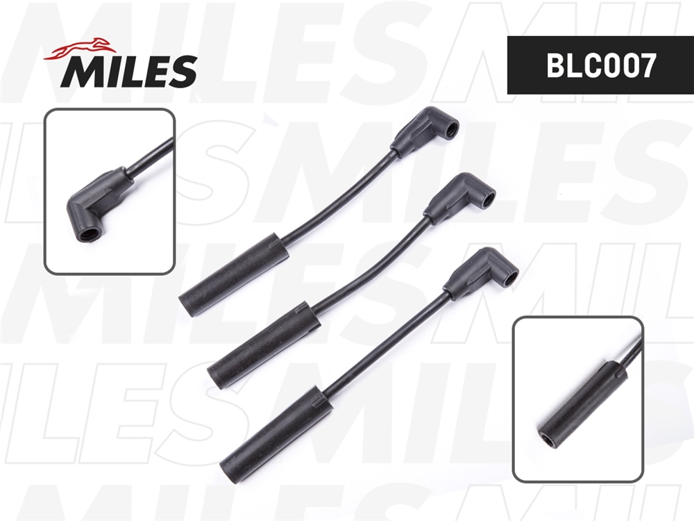 MILES BLC0007 Высоковольтные провода зажигания DAEWOO MATIZ/SPARK 0.8 SOHC (три провода)