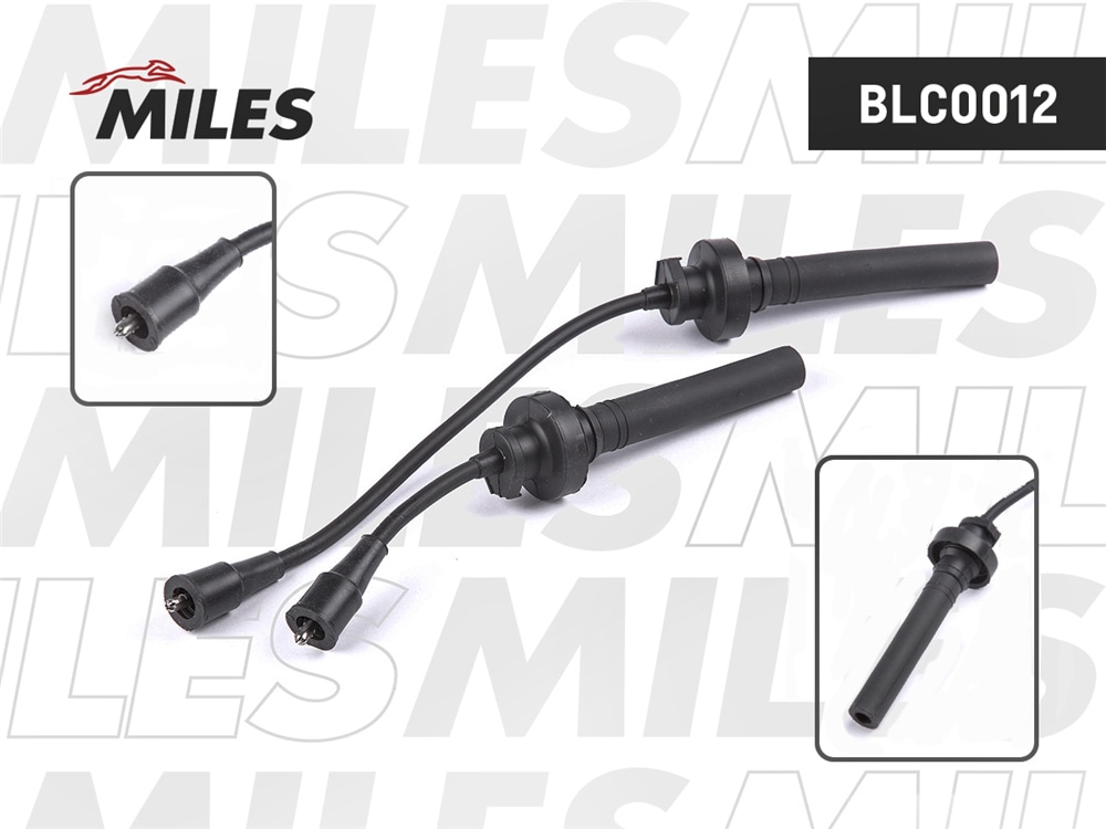 MILES BLC0012 Комплект высоковольтных проводов MITSUBISHI LANCER (2003-2007) C двигателями 4G13, 4G18 1.3-1.6