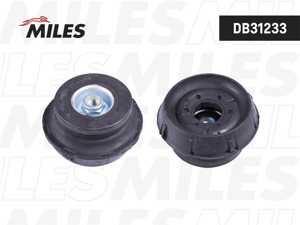 MILES DB31233 Опора амортизатора NISSAN/RENAULT пер.(опора+подшипник+пластина с гайкой)