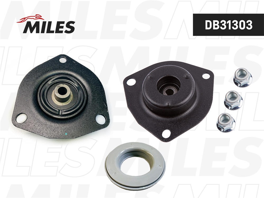 MILES DB31303 Опора амортизатора NISSAN PRIMERA P12 02- пер. с подшип.