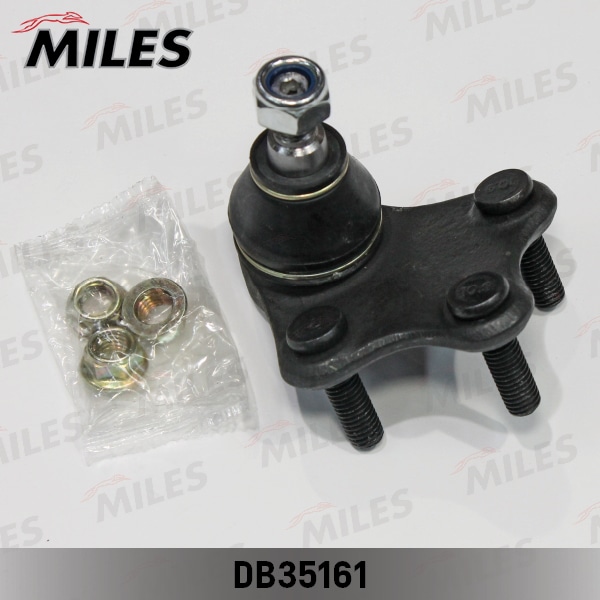 MILES DB35161 Опора шаровая VW POLO 01-/SKODA FABIA 06-/AUDI A1 10- пер.нижн. прав.(с крепежом)