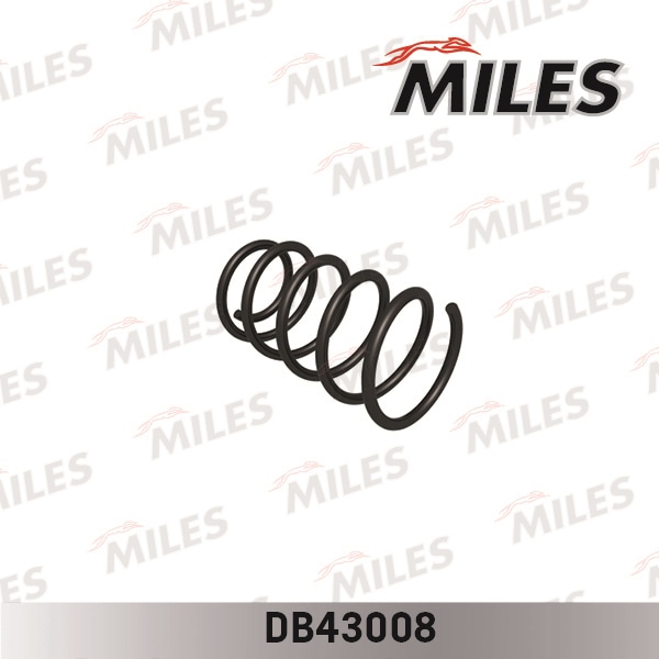 MILES DB43008 Пружина передней подвески RENAULT LOGAN 1.6 04- / LARGUS 1.6 12- (KYB RG3068) DB43008