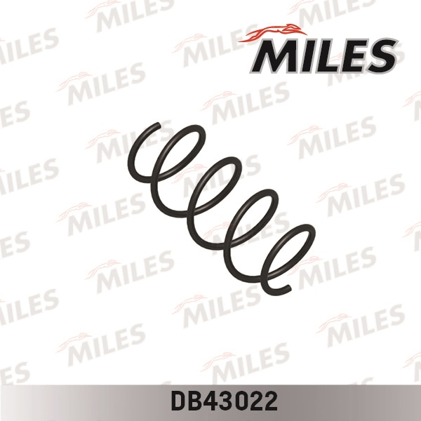 MILES DB43022 Пружина подвески NISSAN NOTE 1.4 06-07 передняя