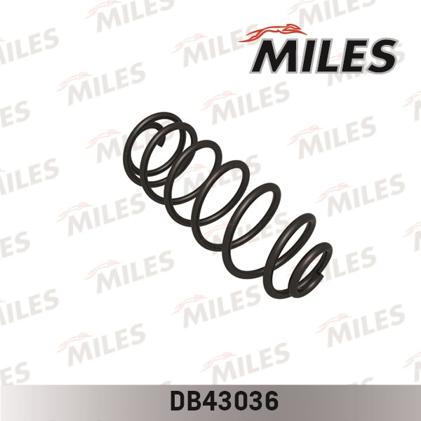 MILES DB43036 Пружина подвески CHEVROLET CRUZE/OPEL ASTRA J 09- зад.