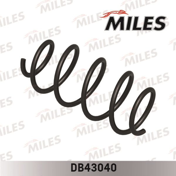 MILES DB43040 Пружина подвески FORD FIESTA V 1.25/1.3/1.4/1.6 01-04 передняя
