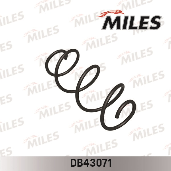 MILES DB43071 Пружина передней подвески NISSAN MICRA K12 1.0/1.2/1.4 02- (KYB RH3029) DB43071