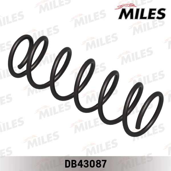 MILES DB43087 Пружина задней подвески HUYNDAI SOLARIS/KIA RIO 11-12 DB43087