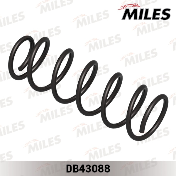 MILES DB43088 Пружина подвески HUYNDAI SOLARIS/KIA RIO 12- задняя