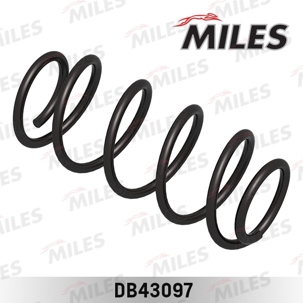 MILES DB43097 Пружина подвески OPEL ZAFIRA 2.2/2.0DTI/2.2DTI 99-/VECTRA B 2.6 95-03 пер.