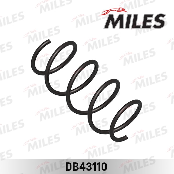 MILES DB43110 Пружина передней подвески NISSAN NOTE 1.4 06- (KYB RH3310) DB43110