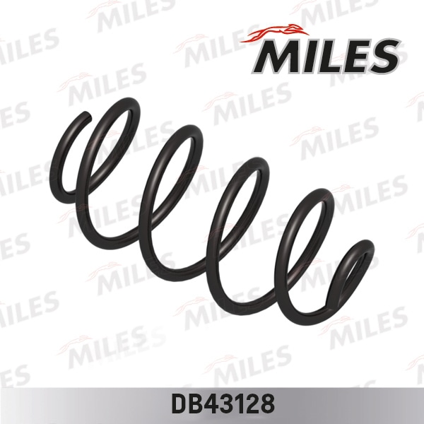 MILES DB43128 Пружина подвески SKODA OCTAVIA II 1.9TDI/2.0FSI 04- пер.