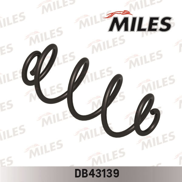 MILES DB43139 Пружина подвески OPEL ASTRA G 98-04 зад.