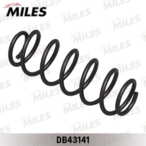 MILES DB43141 Пружина подвески MITSUBISHI COLT 1.1/1.3/1.5 04- зад.