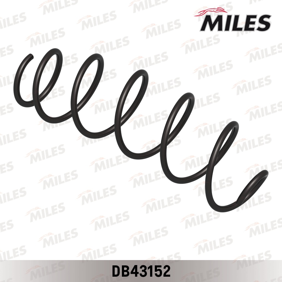 MILES DB43152 Пружина подвески CITROEN C3 1.4 02- пер.