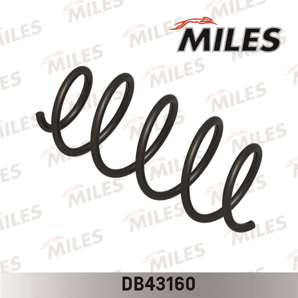 MILES DB43160 Пружина подвески OPEL VECTRA C 1.6/1.8 from chassis 41048790/48045598- 02- пер.