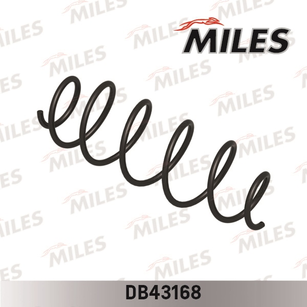 MILES DB43168 Пружина подвески CITROEN C3 1.4 16V/1.6/1.4HDI/1.6HDI 02- пер.