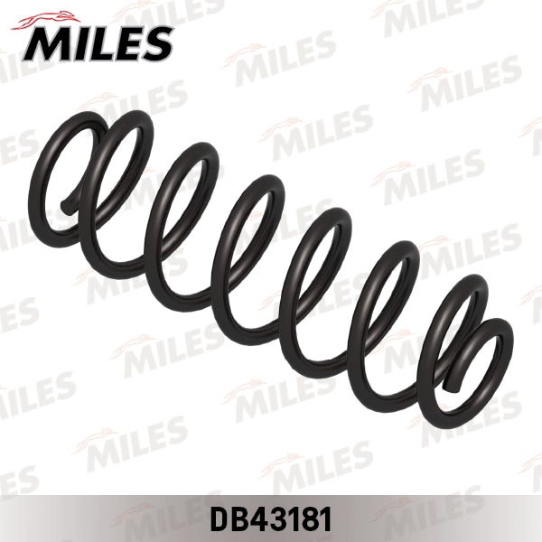 MILES DB43181 Пружина подвески VW GOLF V 03-08 зад.