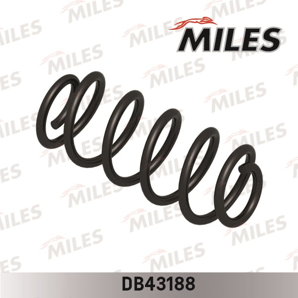 MILES DB43188 Пружина подвески VW PASSAT 1.8T/1.9TDI/2.3VR5 00-05 передняя
