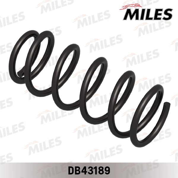 MILES DB43189 Пружина подвески NISSAN ALMERA II 1.5/1.8/2.2DI/2.2DCI/1.5DCI 00- задняя