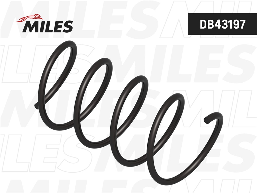 MILES DB43197 Пружина подвески MB C180/C200/220CDI/C230 w.low.sport.c. 00- пер.