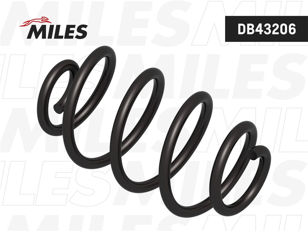 MILES DB43206 Пружина подвески NISSAN TIIDA 07- зад.
