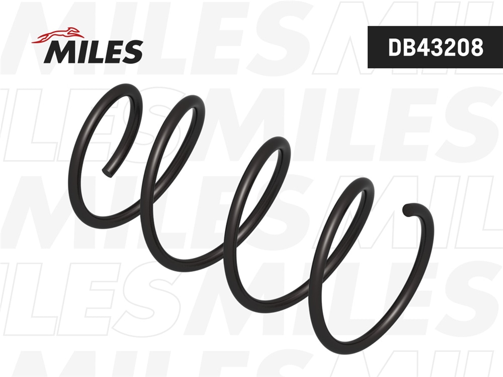 MILES DB43208 Пружина подвески TOYOTA COROLLA 00-08 пер.