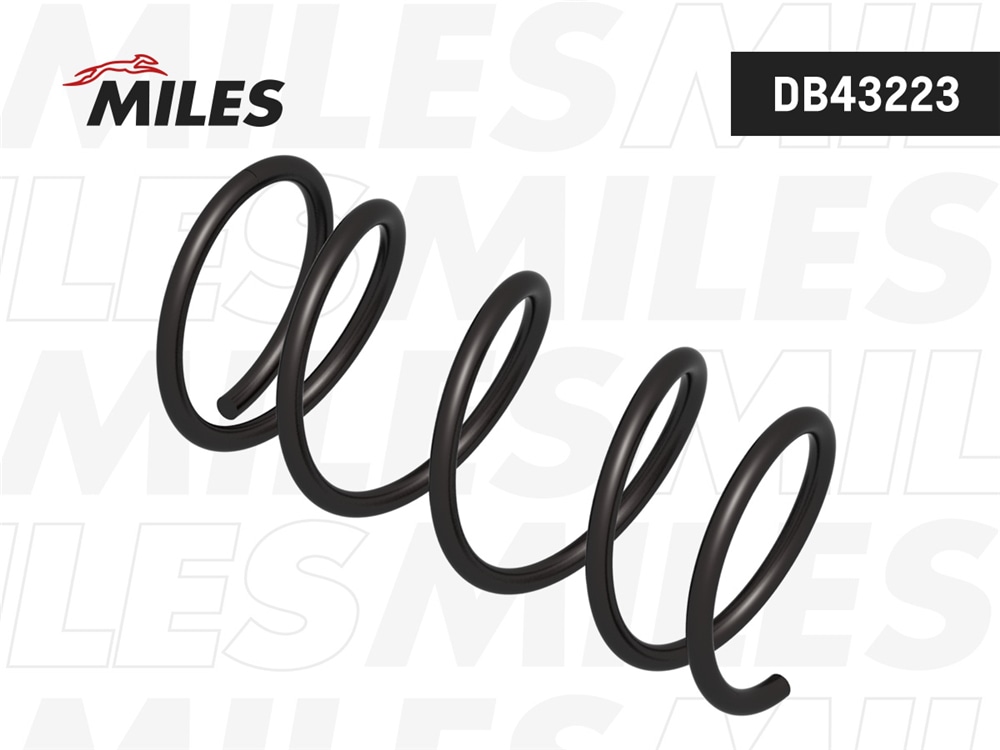 MILES DB43223 Пружина подвески TOYOTA CORONA 2/4WD 92-96 пер. усил.