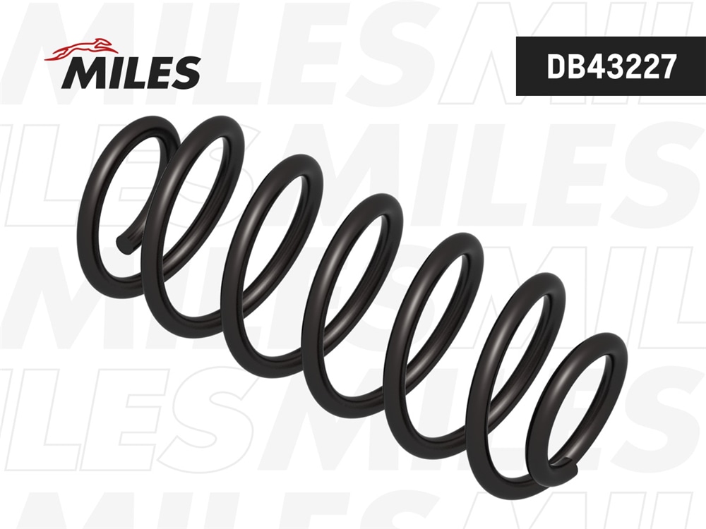 MILES DB43227 Пружина подвески усиленная TOYOTA задняя