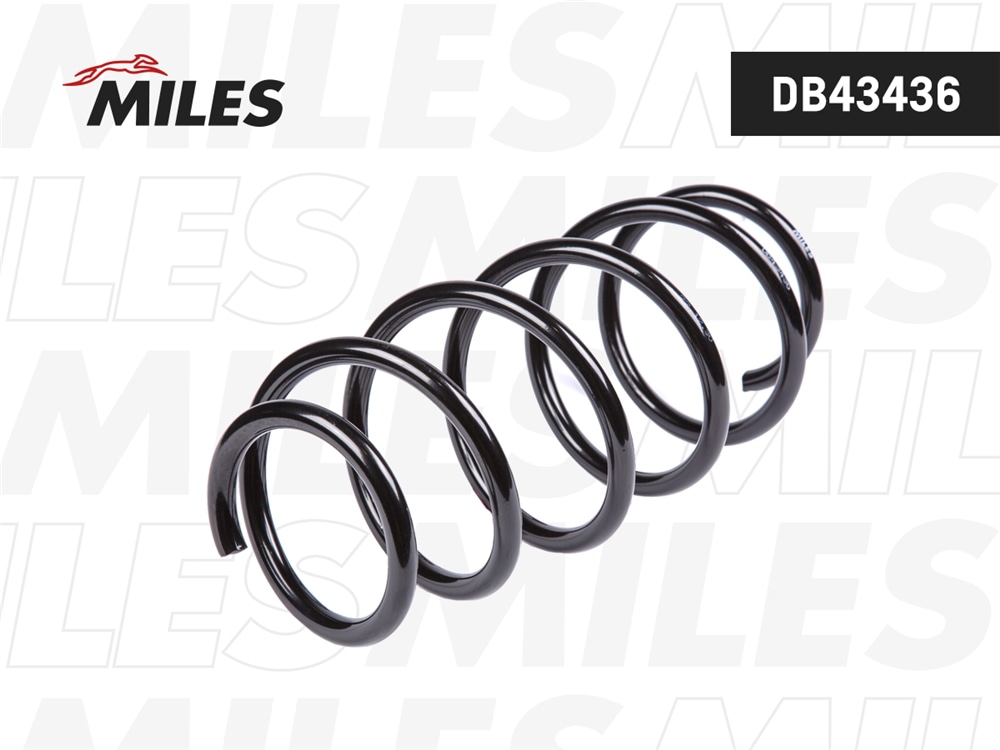 MILES DB43436 Пружина подвески OPEL ASTRA H GTC 1.8/2.0/1.3CDTI/1.7CDTI/1.9CDTI 04- передняя
