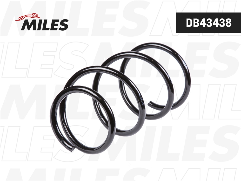 MILES DB43438 Пружина подвески TOYOTA AVENSIS 2.0, 1.6/1.8 03- передняя