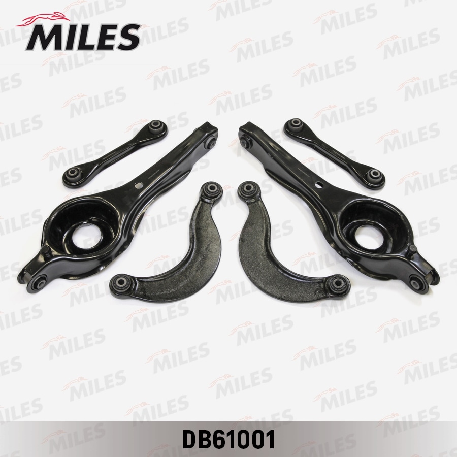 MILES DB61001 Комплект подвески FORD FOCUS I/II 10/98- задней (6 рычагов) (без болтов)