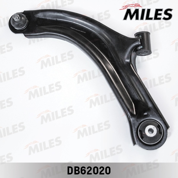 MILES DB62020 Рычаг передний нижний левый NISSAN NOTE 1.4/1.5/1.6 06-/MICRA (K12) 1.0-1.5 03- (LEMFORDER 3584601) DB62020