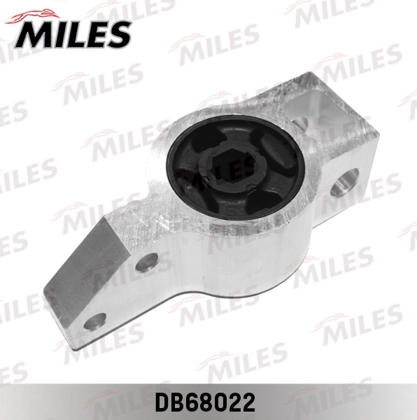 MILES DB68022 Сайлентблок рычага пер. подвески SKODA OCTAVIA, VW GOLF V-VI задний правый с кронштейном