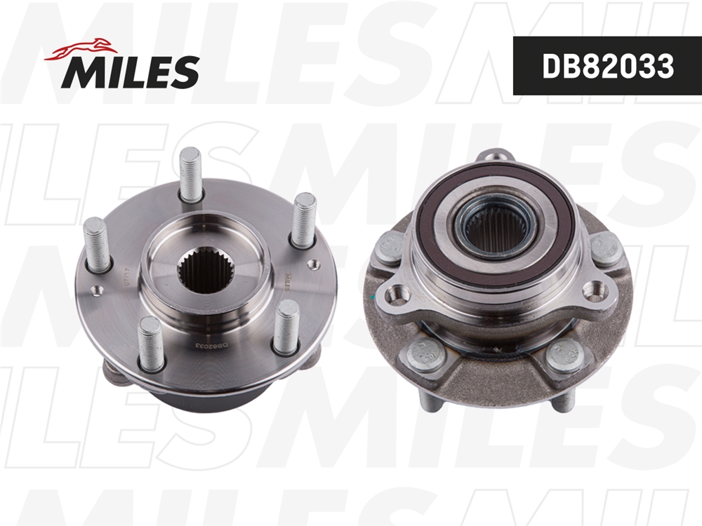 MILES DB82033 Ступица передняя с подшипником Hyundai Elantra VI 16-, Ioniq 16-, i30 II 16-, Kia Ceed III 18-, Proceed 18-, XCeed 19-( ОЕМ51750F2000) DB82033