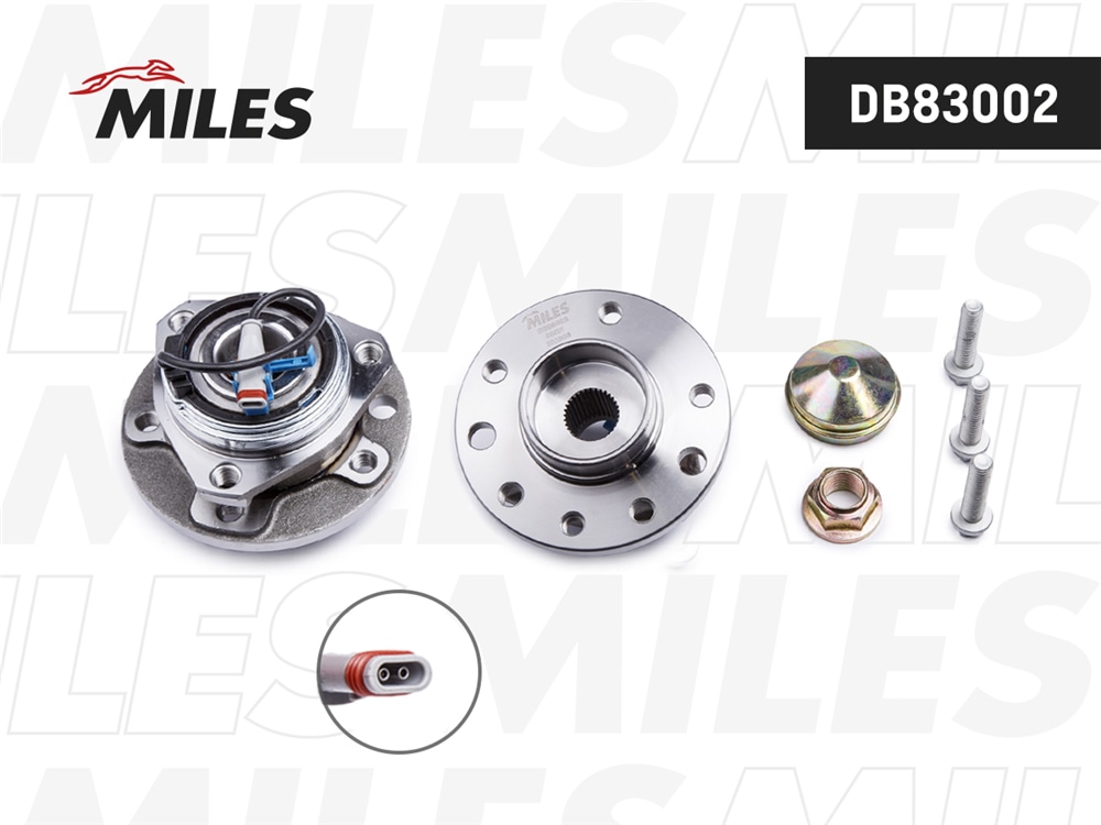 MILES DB83002 Ступица с подшипником OPEL ASTRA H/ZAFIRA 04- пер. (5 отв.)