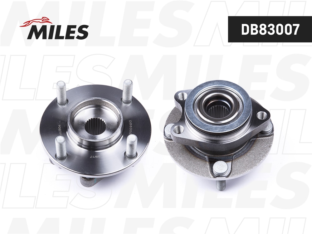 MILES DB83007 Ступица с подшипником NISSAN TIIDA 07- пер.