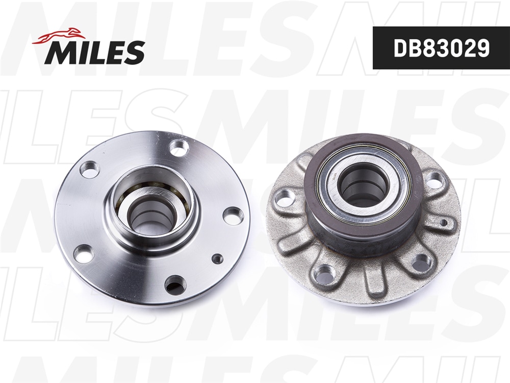 MILES DB83029 Ступица колеса задняя с подшипником AUDI A3 II-IV/SKODA/VW GOLF V-VII 03- (SKF VKBA3656) DB83029