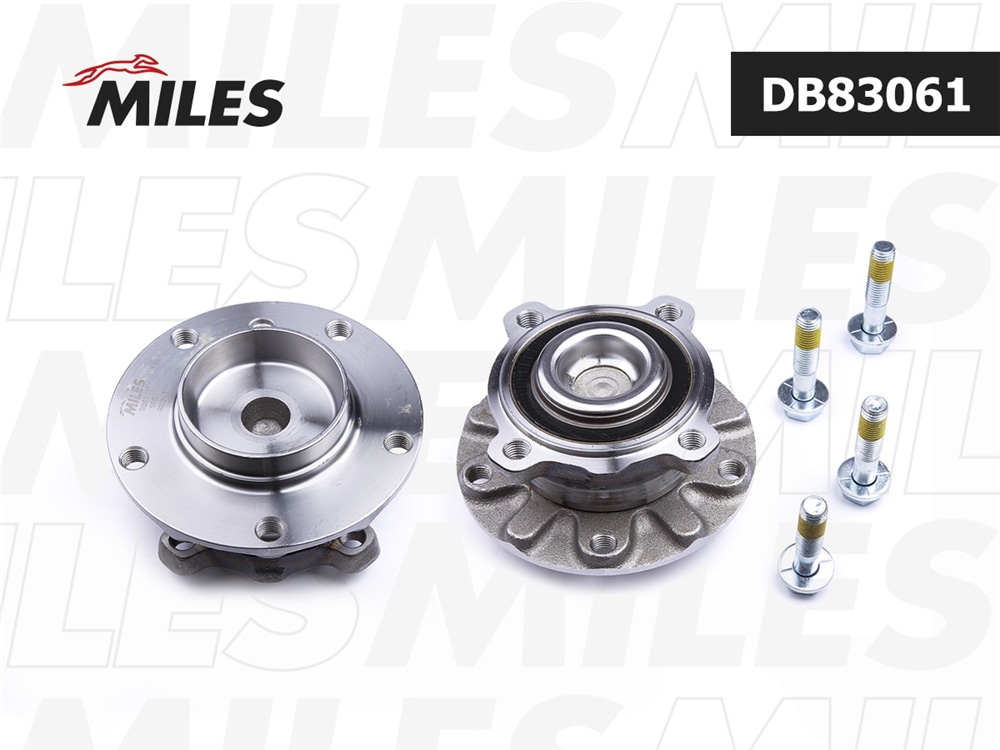 MILES DB83061 Ступица колеса передняя с подшипником BMW 5 E39 95-03 (SKF VKBA3444) DB83061