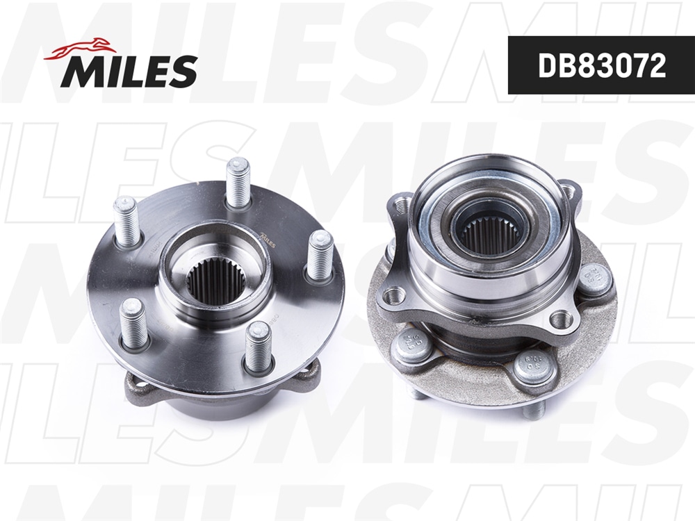MILES DB83072 Ступица колеса передняя с подшипником TOYOTA PRIUS II 03-09 (SKF VKBA6924) DB83072