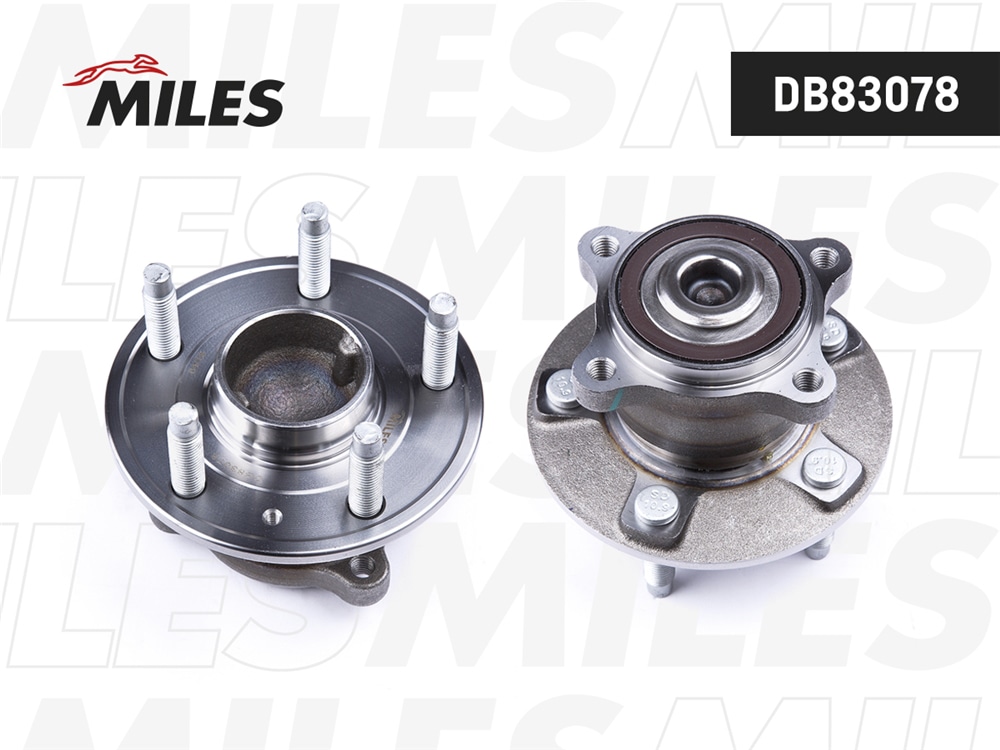 MILES DB83078 Ступица колеса задняя с подшипником CHEVROLET AVEO III T300/OPEL MOKKA 11- 15 (SKF VKBA7604) DB83078