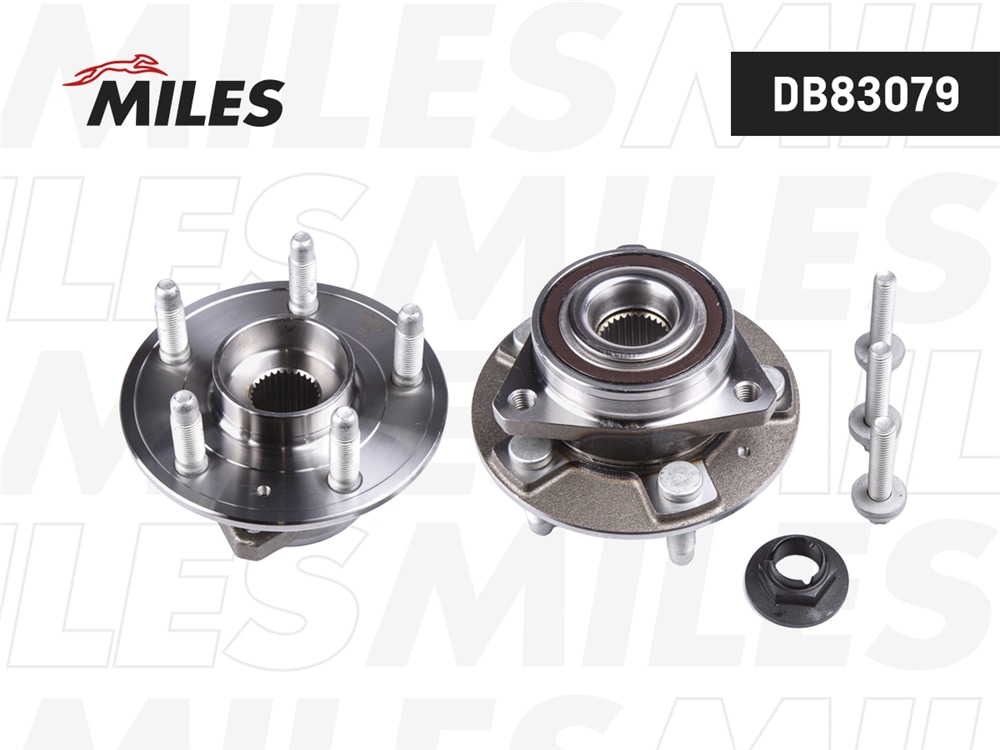 MILES DB83079 Ступица колеса передняя с подшипником OPEL INSIGNIA 08- (SKF VKBA6666) DB83079