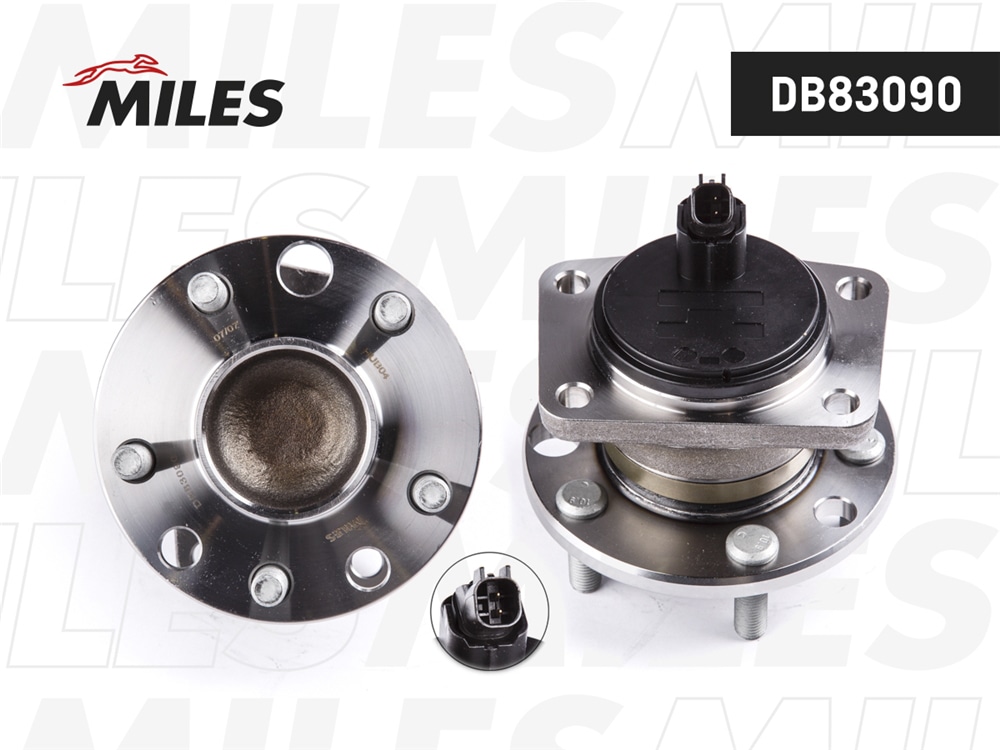 MILES DB83090 Ступица колеса задняя с подшипником FORD MONDEO III 00-07 (SKF VKBA3576) DB83090