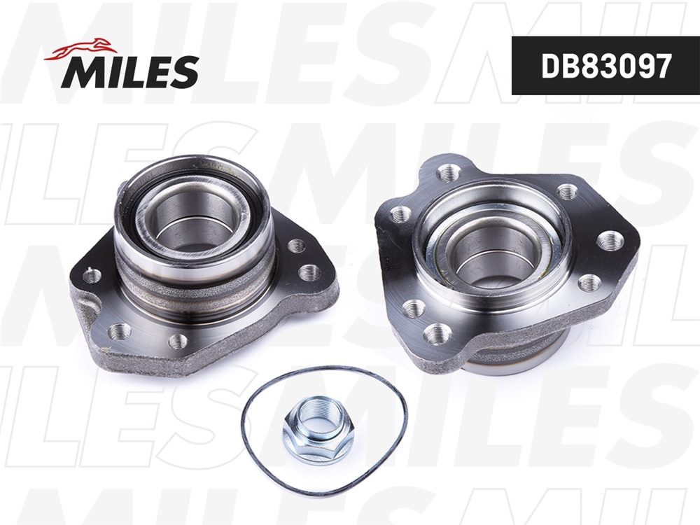 MILES DB83097 Ступица колеса задняя левая с подшипником HONDA CR-V I 95-02 (SKF VKBA6858) DB83097