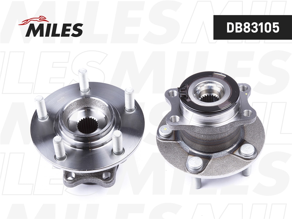 MILES DB83105 Ступица с подшипником задняя +ABS, MITSUBISHI ASX/OUTLANDER XL II 07- , AWD