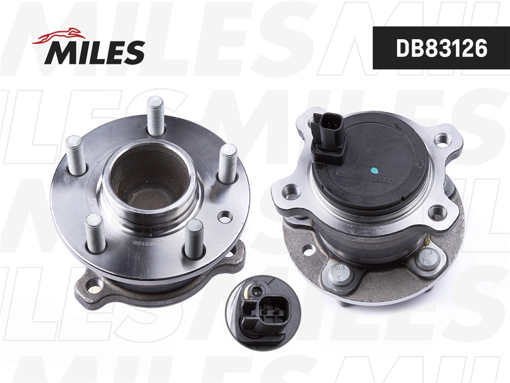 MILES DB83126 Ступица колеса задняя с подшипником FORD MONDEO IV 07- (SKF VKBA6586) DB83126