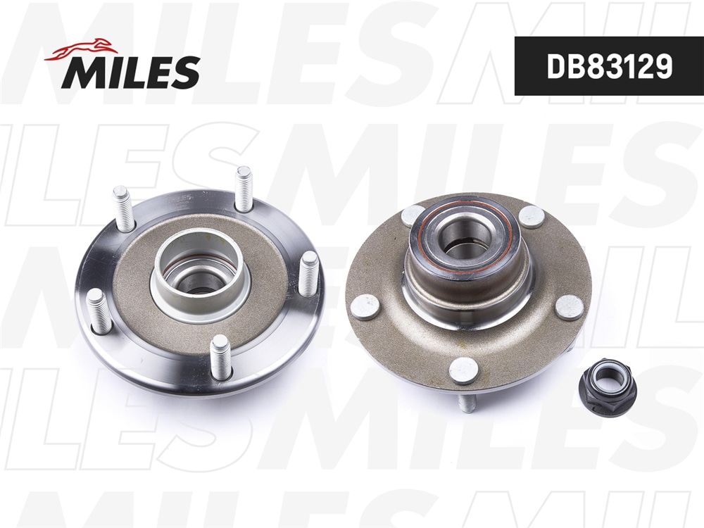 MILES DB83129 Ступица колеса задняя с подшипником без ABS FORD TRANSIT 00- (SKF VKBA3589) DB83129