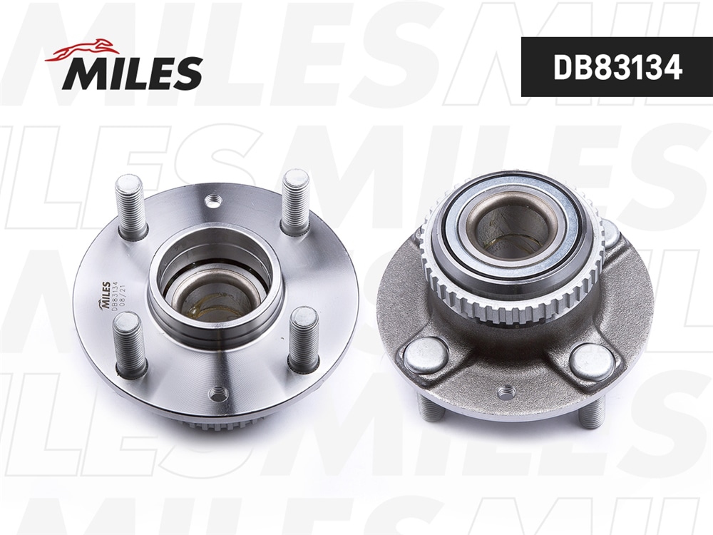 MILES DB83134 Ступица колеса задняя с подшипником с ABS KIA SPECTRA/SEPHIA I/SHUMA I-II 93- (SKF VKBA3280) DB83134