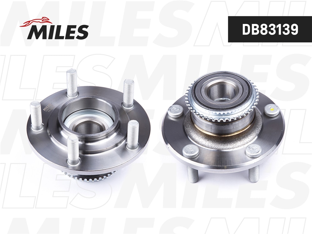 MILES DB83139 Ступица с подшипником задняя +ABS, MITSUBISHI LANCER IX/OUTLANDER I 03-.