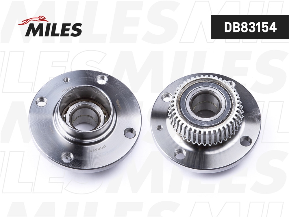 MILES DB83154 Ступица с подшипником задняя +ABS, VW POLO III/POLO CLASSIC/LUPO 95-